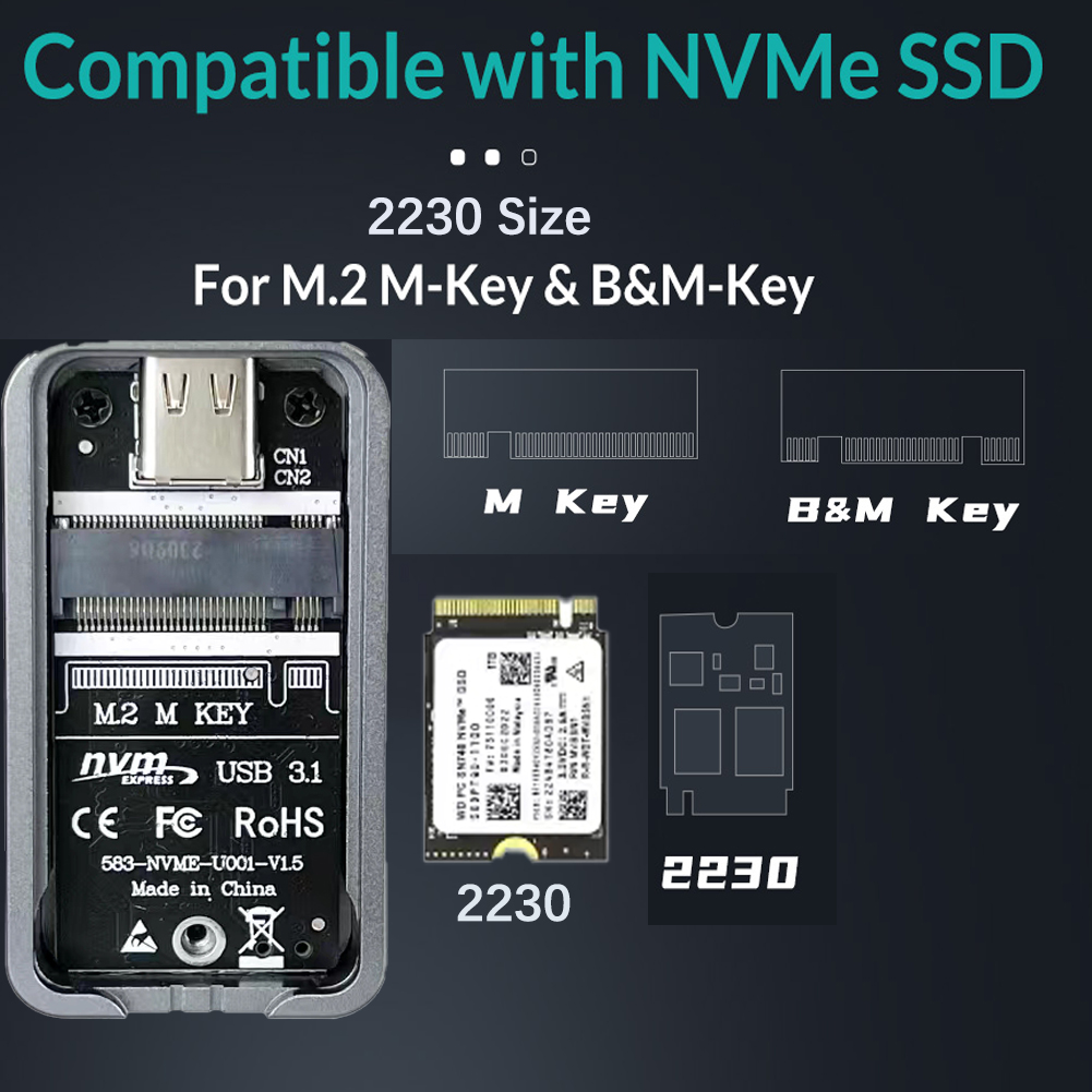 2230 2242 M.2 NVMe Kasa Muhafa - M2 2242 Nvme Ssd 2Tb Pcie 4.0 incelemesi ve fiyatı